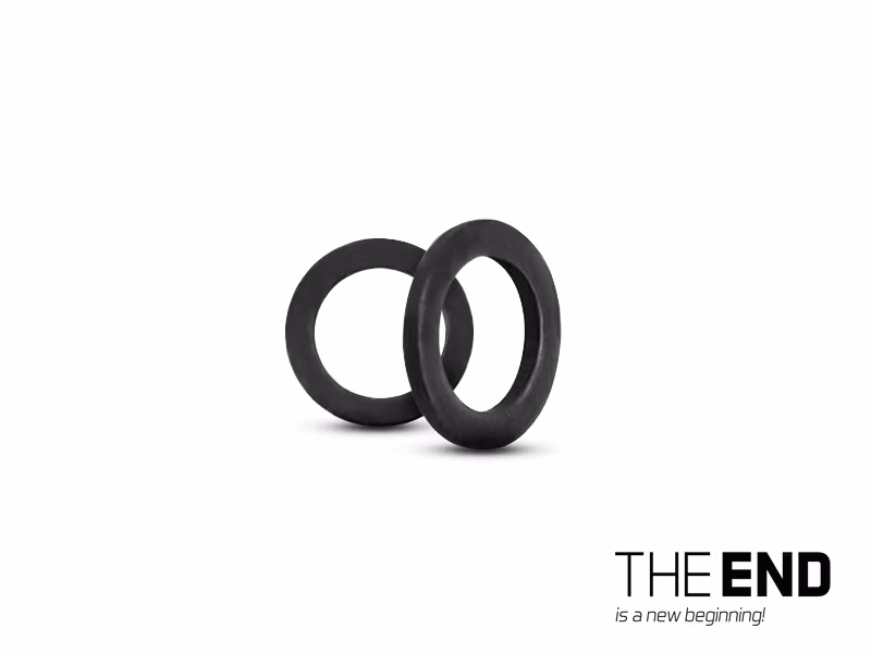 Mounting ring Delphin THE END Round RING / 30pcs
