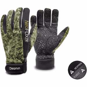 Neoprene fleece gloves Delphin NeoFLIX