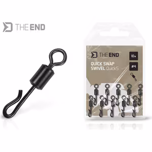 Quick swap swivel Delphin TheEND QuickS / 10 pcs