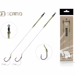 Rig Delphin sCAMO Boilie rig / 2 pcs