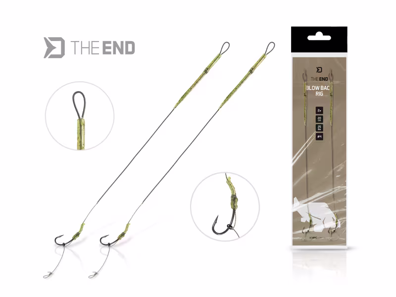 Rig Delphin THE END Blow back rig / 2 pcs