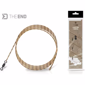 Rig Delphin TheEND Leadcore + Swivel / 3 pcs