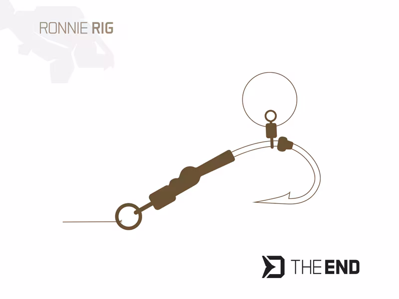 Rig Delphin TheEND Ronnie rig / 4 pcs