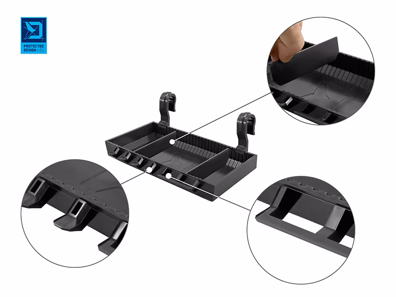 Rodpod shelf Delphin ShelfPOD / BlackWAY