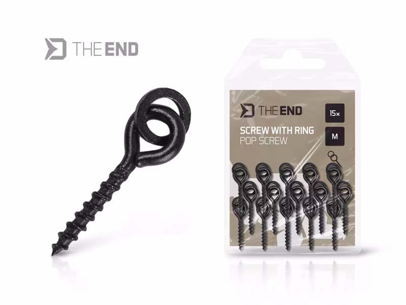Screw with a ring Delphin TheEND POP Screw / 15 pcs
