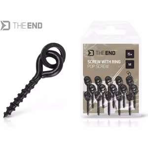 Screw with a ring Delphin TheEND POP Screw / 15 pcs