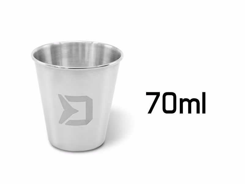 Set of stainless steel shots Delphin RESET XL 4in1
