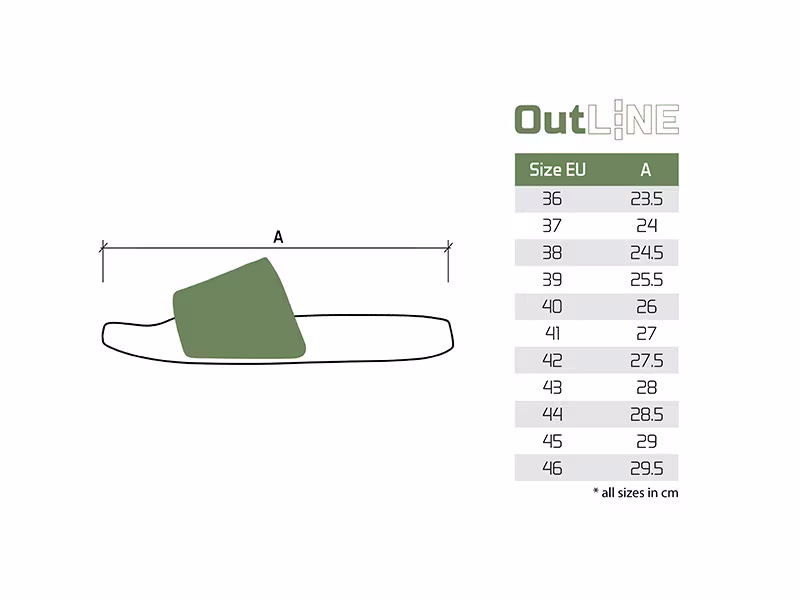 Slide sandals Delphin OutLINE CARP
