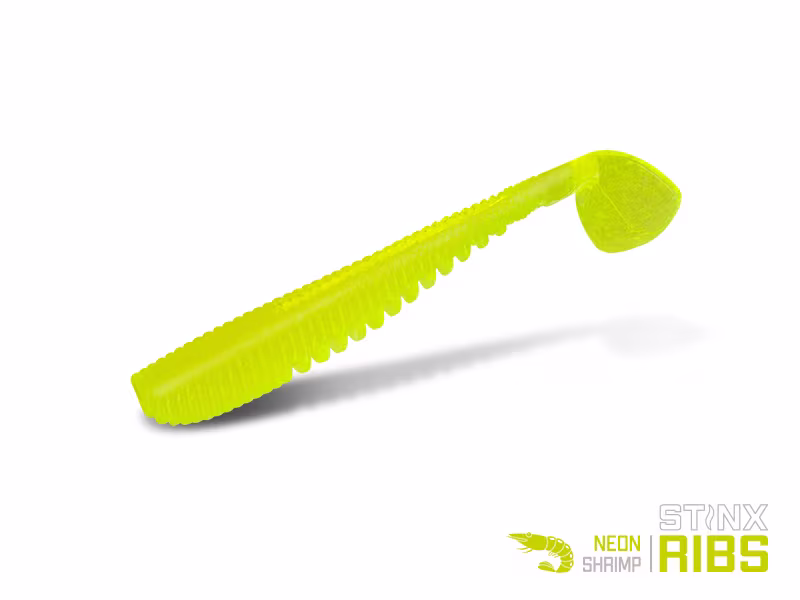 Soft lure Delphin B! StinxRIBS Shrimp / 20pcs