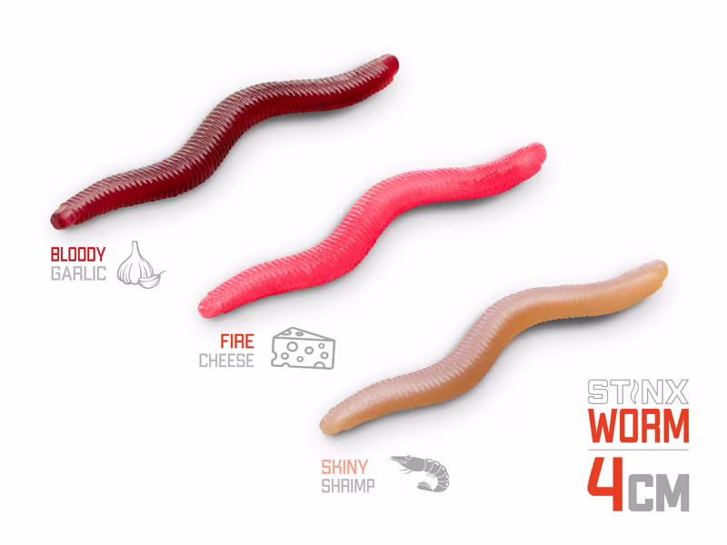 Soft lure Delphin B! StinxWORM Shrimp / 50pcs