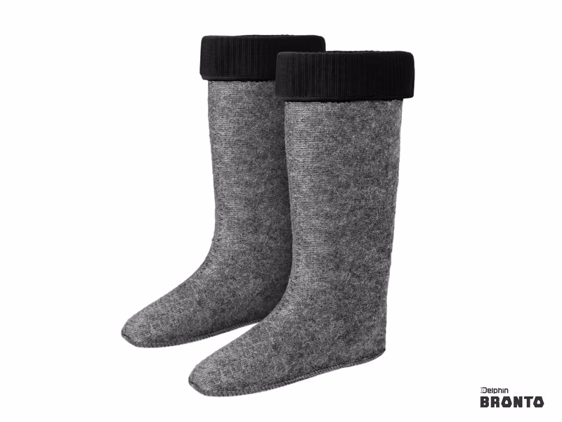Spare sock for Delphin BRONTO / green hem