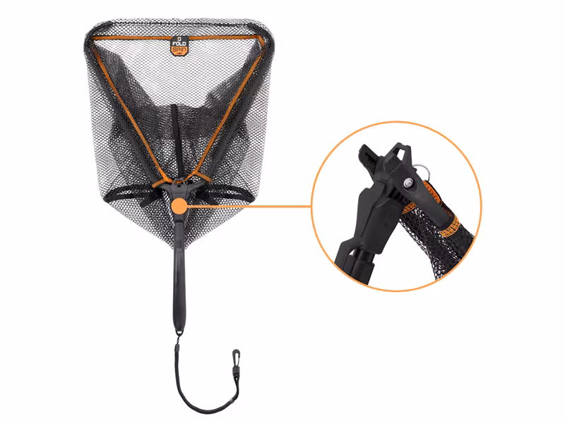 Spin fishing landing net Delphin FoldSPIN