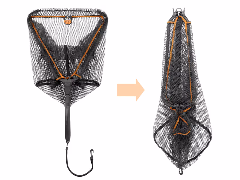 Spin fishing landing net Delphin FoldSPIN