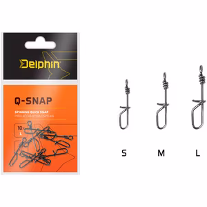 Spinning quicksnap Delphin Q-SNAP / 10pcs / 0,7mm