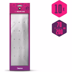 Square bag with holes, tightening Delphin PVA n'tastic / 10pcs