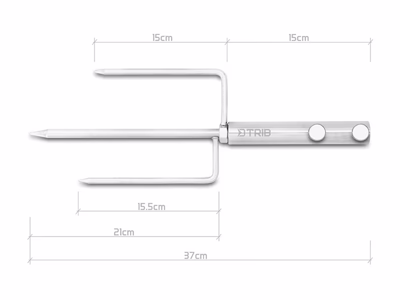 Stainless Steel Ground Spike Holder Delphin TRIB