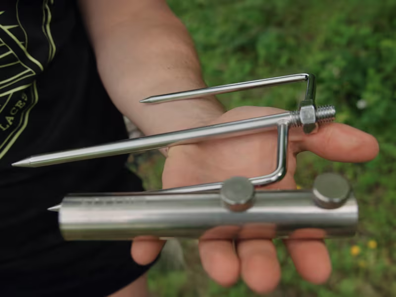 Stainless Steel Ground Spike Holder Delphin TRIB
