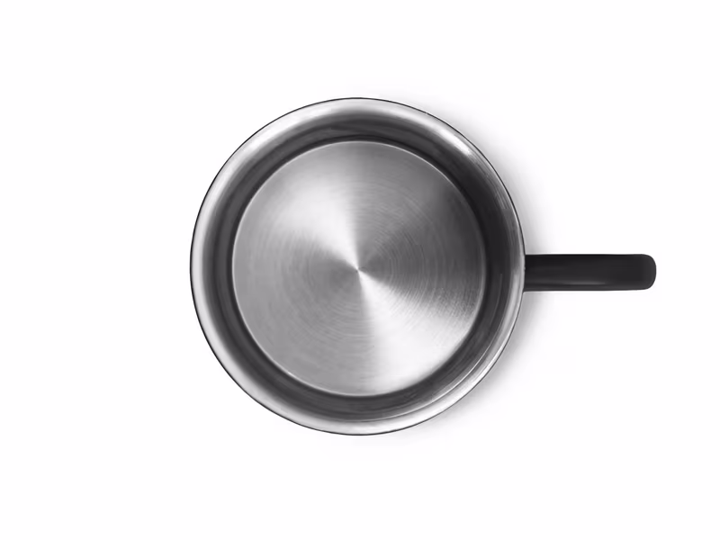 Stainless steel mug Delphin BlackWAY