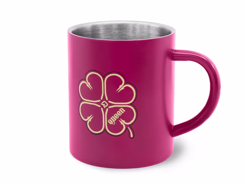 Stainless steel mug Delphin QUEEN