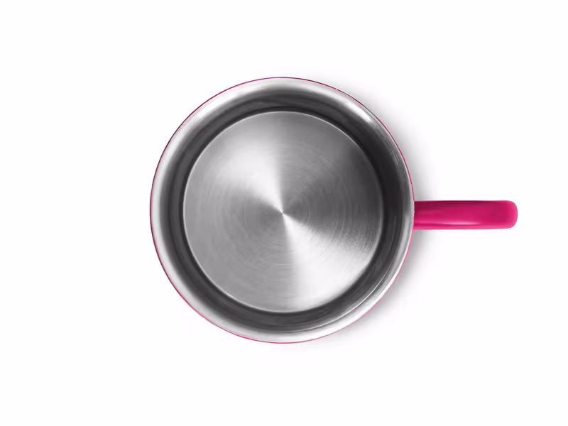 Stainless steel mug Delphin QUEEN