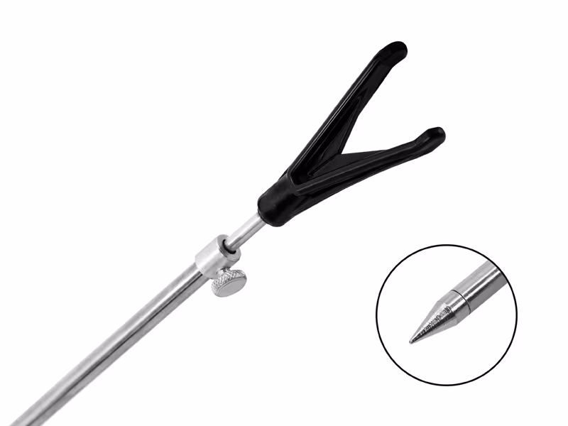Steel telescopic bank stick Delphin/front