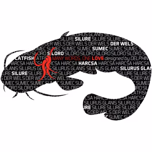 Sticker CATFISH series Words