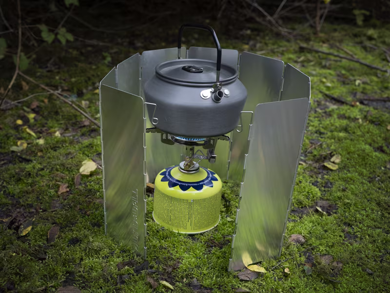 Stove wind guard Delphin WindWALL