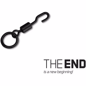 Swivel with a ring Delphin THE END Ronnie / 10 pcs