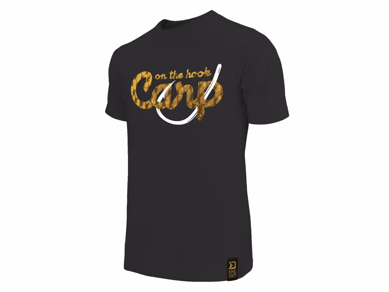 T-shirt Delphin CARP on the hook!