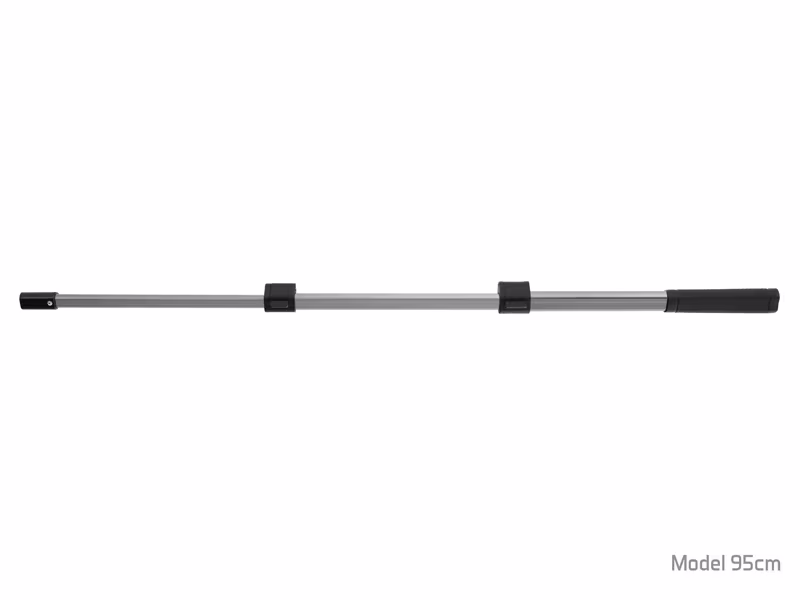 Telescopic landing net handle Delphin TRION