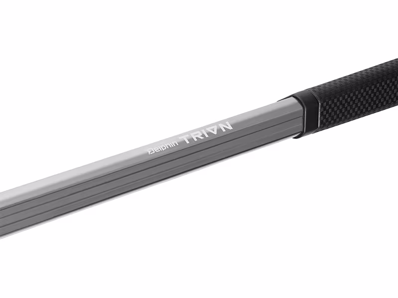 Telescopic landing net handle Delphin TRION
