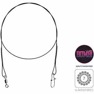 Titanium wire BOMB! w. swivel and snap hook