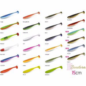 Top Mix of Lures Delphin ZANDERA UVs / 5pcs