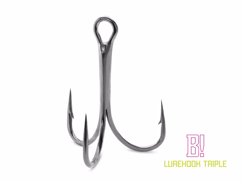 Triple hook Delphin B! LureHook TRIPLE / 6pcs