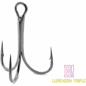 Triple hook Delphin B! LureHook TRIPLE / 6pcs