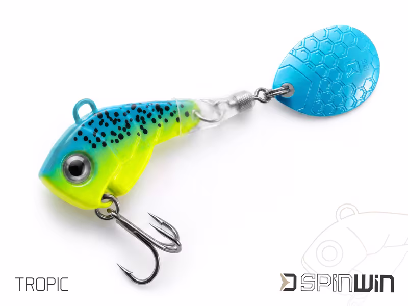 Vibrating lure Delphin SpinWIN