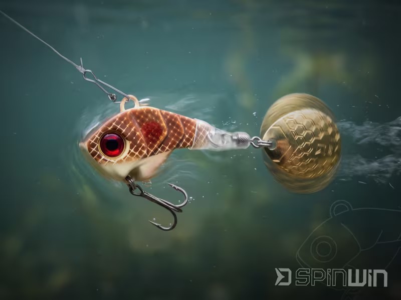 Vibrating lure Delphin SpinWIN