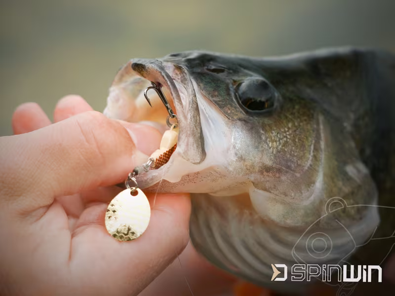 Vibrating lure Delphin SpinWIN