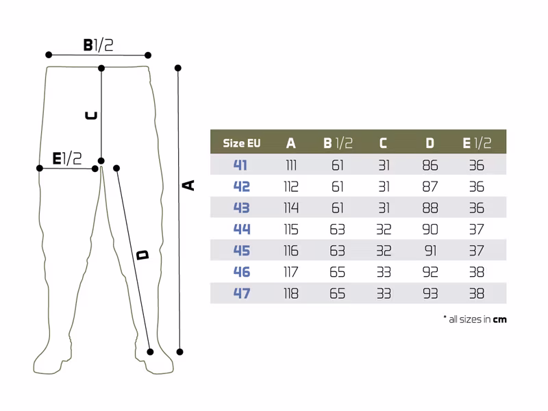 Waist waders Delphin HRON Pants