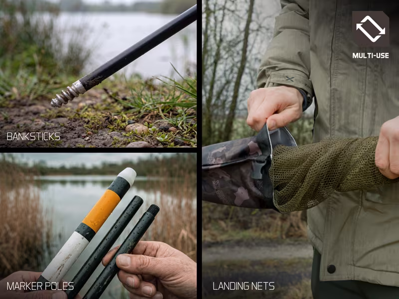 Waterproof landing net case Delphin BANX LN+