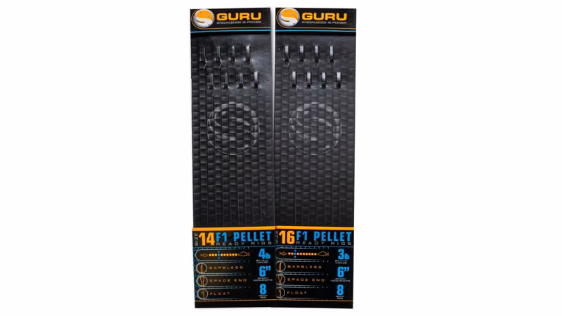 Guru F1 Pellet Pole Rig 6 inch Size 16 x 8 (0.13mm) II