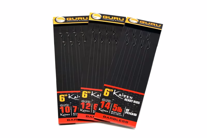Guru Kaizen Pole Rigs 6 inch Size 20 (0.11mm)