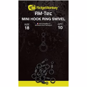 RidgeMonkey RM-Tec Mini Hook Ring Swivel