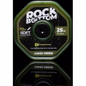 Pavadėlinis Valas RidgeMonkey Rock Bottom Tungsten Coated Soft Camo