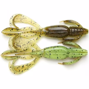 KEITECH Crazy Flapper 2.8" 8pcs 401 Green Pumpkin Chartreuse