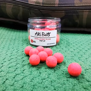Boiliai Aiki Baits Shellfish Plum Pop Ups