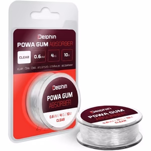 Pavadėlinė guma Delphin POWA GUM Absorber Clear