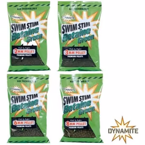 Peletės Dynamite Swim Stim Betaine Green Pellets 900g