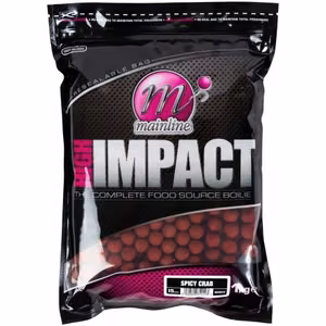Boiliai Mainline High Impact Boilies Spicy Crab
