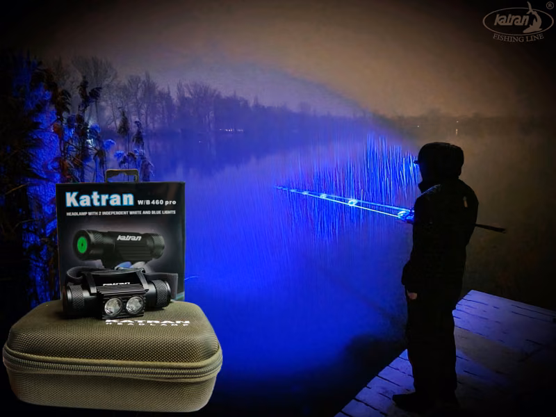 Galvos Prožektorius Katran Headlamp UV + Case + Batterys